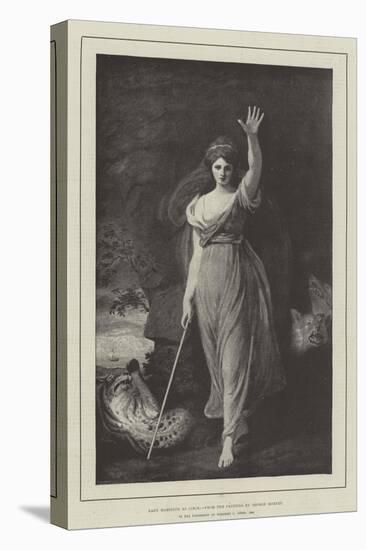 Lady Hamilton as Circe-George Romney-Stretched Canvas