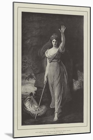 Lady Hamilton as Circe-George Romney-Mounted Giclee Print