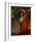 Lady Hamilton as Mirth-George Romney-Framed Giclee Print