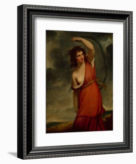 Lady Hamilton as Mirth-George Romney-Framed Giclee Print