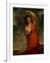 Lady Hamilton as Mirth-George Romney-Framed Giclee Print