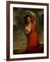 Lady Hamilton as Mirth-George Romney-Framed Giclee Print