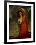 Lady Hamilton as Mirth-George Romney-Framed Giclee Print