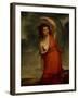 Lady Hamilton as Mirth-George Romney-Framed Giclee Print