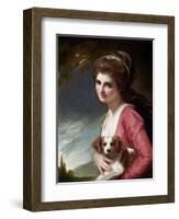 Lady Hamilton as Nature-George Romney-Framed Giclee Print