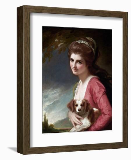 Lady Hamilton as Nature-George Romney-Framed Giclee Print