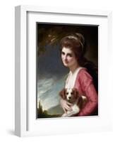 Lady Hamilton as Nature-George Romney-Framed Giclee Print