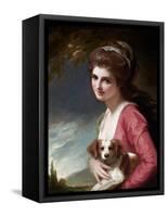 Lady Hamilton as Nature-George Romney-Framed Stretched Canvas