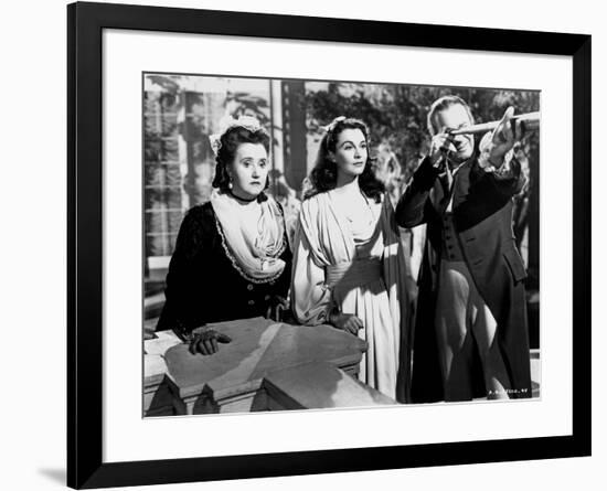 Lady Hamilton by Alexander Korda with Vivien Leigh, 1941 (b/w photo)-null-Framed Photo