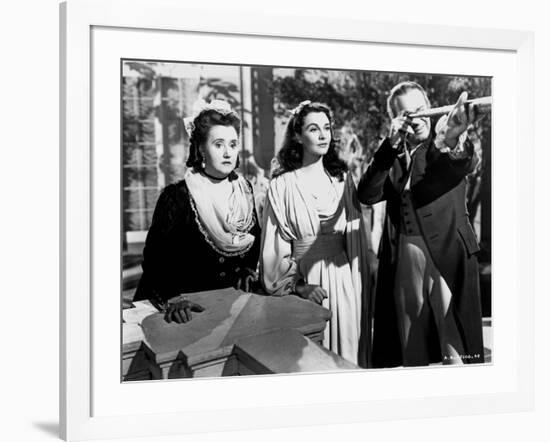 Lady Hamilton by Alexander Korda with Vivien Leigh, 1941 (b/w photo)-null-Framed Photo