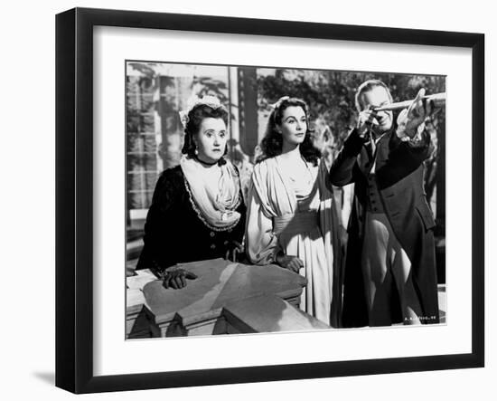 Lady Hamilton by Alexander Korda with Vivien Leigh, 1941 (b/w photo)-null-Framed Photo