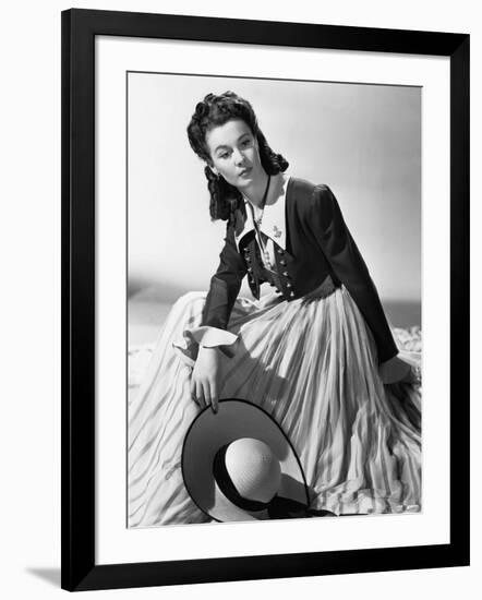 Lady Hamilton by Alexander Korda with Vivien Leigh, 1941 (b/w photo)-null-Framed Photo