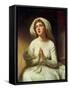 Lady Hamilton Praying-George Romney-Framed Stretched Canvas