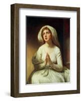 Lady Hamilton Praying-George Romney-Framed Giclee Print