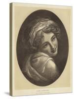 Lady Hamilton-George Romney-Stretched Canvas