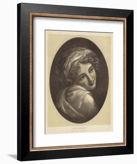 Lady Hamilton-George Romney-Framed Giclee Print