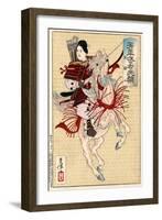Lady Hangaku, C1885-Tsukioka Yoshitoshi-Framed Giclee Print