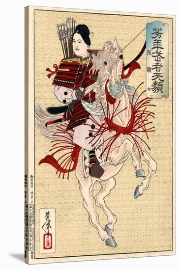 Lady Hangaku, C1885-Tsukioka Yoshitoshi-Stretched Canvas