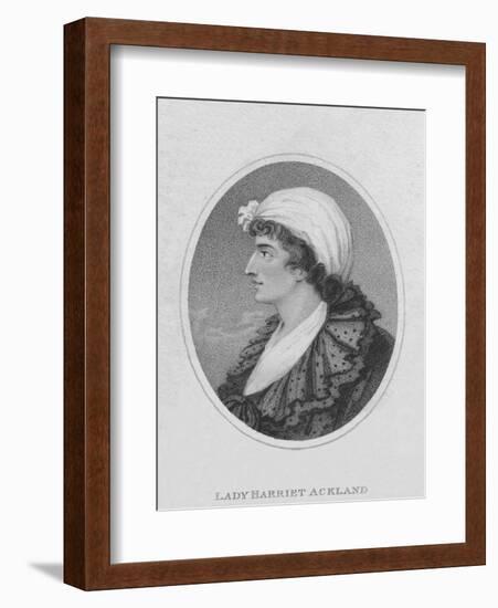 Lady Harriet Ackland, 1800-Ridley-Framed Giclee Print
