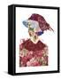 Lady Head-Teofilo Olivieri-Framed Stretched Canvas