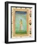 Lady Holding a Flower, from the Small Clive Album (Opaque W/C on Paper)-Mughal-Framed Giclee Print