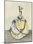 Lady in a Ball Gown at the English Court-null-Mounted Giclee Print