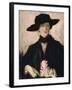 Lady in a Black Hat-Francis Campbell Boileau Cadell-Framed Giclee Print