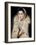 Lady in a Fur Wrap-El Greco-Framed Premium Giclee Print