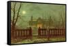 Lady in a Garden by Moonlight, 1892-John Atkinson Grimshaw-Framed Stretched Canvas