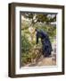 Lady in a Garden-Victor Gabriel Gilbert-Framed Giclee Print