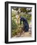 Lady in a Garden-Victor Gabriel Gilbert-Framed Giclee Print