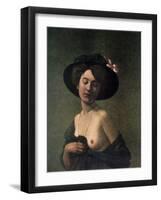 Lady in a Hat, 1908-Félix Vallotton-Framed Giclee Print