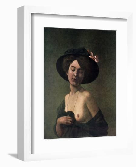 Lady in a Hat, 1908-Félix Vallotton-Framed Giclee Print