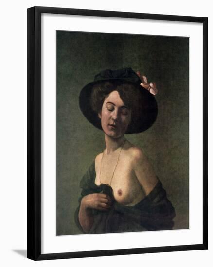 Lady in a Hat, 1908-Félix Vallotton-Framed Giclee Print