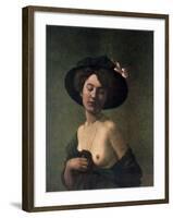 Lady in a Hat, 1908-Félix Vallotton-Framed Giclee Print