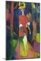 Lady in a Park-August Macke-Mounted Giclee Print