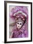 Lady in a Pink Dress and Bejewelled Hat, Venice Carnival, Venice, Veneto, Italy, Europe-James Emmerson-Framed Photographic Print