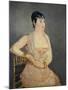 Lady in a Pink Dress (Madame Marlin), 1881-Edouard Manet-Mounted Giclee Print