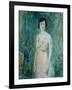 Lady in a Pink Dress-Ambrose Mcevoy-Framed Giclee Print