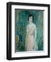 Lady in a Pink Dress-Ambrose Mcevoy-Framed Giclee Print