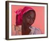 Lady in a Pink Headtie, 1995-Boscoe Holder-Framed Photographic Print