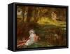 Lady in a Punt-Henry John Yeend King-Framed Stretched Canvas