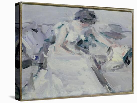 Lady in a White Dress-Samuel John Peploe-Stretched Canvas