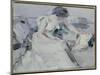 Lady in a White Dress-Samuel John Peploe-Mounted Giclee Print