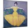 Lady in a Yellow Dress, 1899-Max Kurzweil-Mounted Giclee Print