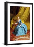 Lady in an Interior-Gustave Jacquet-Framed Giclee Print