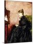 Lady in Black-Alfred Emile Léopold Stevens-Mounted Giclee Print