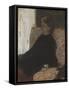 Lady in Black-Edgar Degas-Framed Stretched Canvas