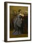 Lady in Blue, 1874-Jean-Baptiste-Camille Corot-Framed Giclee Print