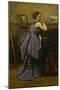 Lady in Blue, 1874-Jean-Baptiste-Camille Corot-Mounted Giclee Print